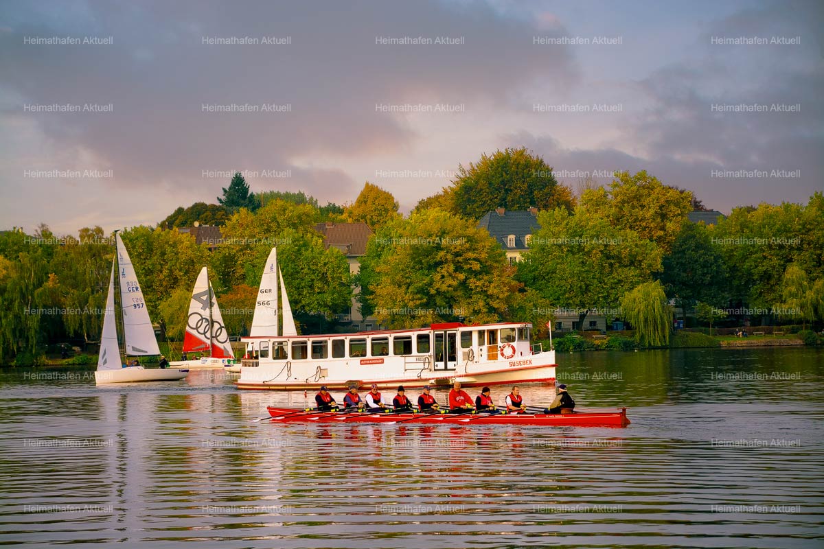 Hamburg Fotos Alster - ALS-00022-Alsterdampfer-Segelboote Hamburg Fotos Alster - ALS-00022-Alsterdampfer-Segelboote
